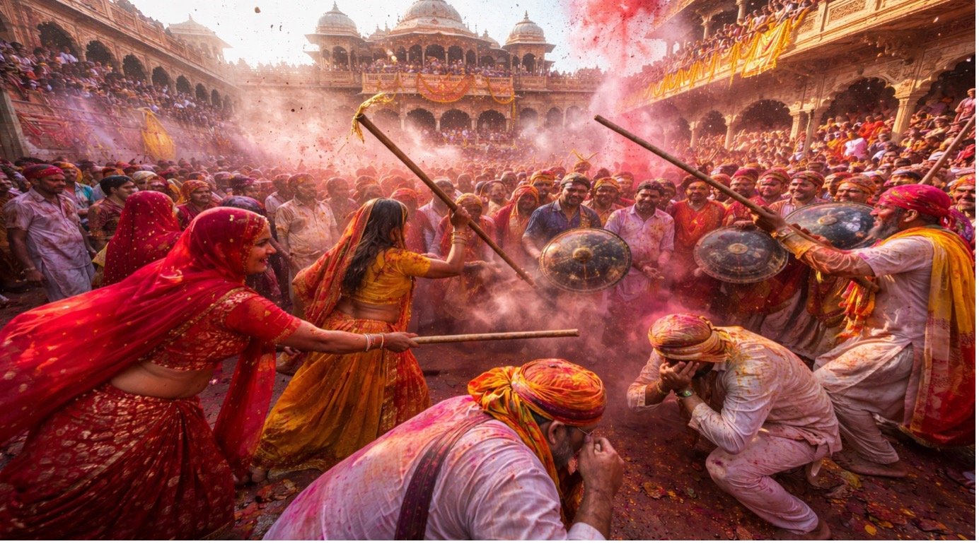 Braj Holi celebration