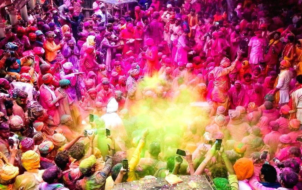 Holi celebration