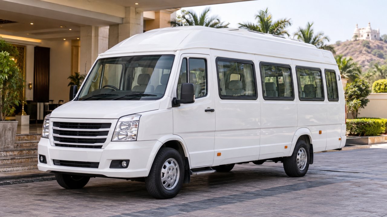 Tempo Traveller passenger van for larger group travel